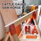Cattle Gauge Saw Horse Clips Woodworking Table Mobile Bracket J9D7 Fixing F0L1