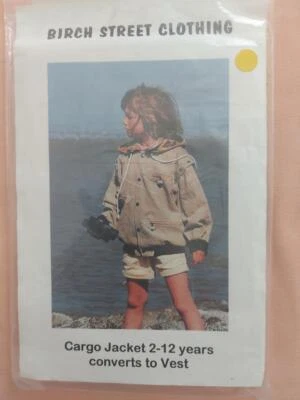Birch Street Clothing Child's Cargo Jacket or Vest Pattern Sizes 2-12 - Image 1 of 2