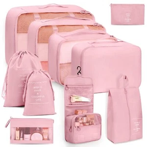 10 Set Packing Cubes Luggage Packing Organizers for Travel Accessories Travel... - Picture 1 of 7