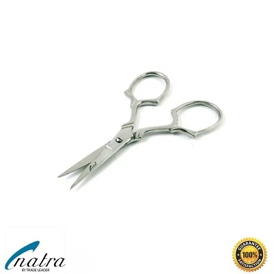 Stickschere 9,5 cm Fadenschere Nähenschere Handarbeitschere Schere NATRA - Bild 1 von 4