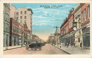 SC-Sumter, Carolina del Sur-Vista de la calle principal mirando al sur c1910 - Imagen 1 de 2