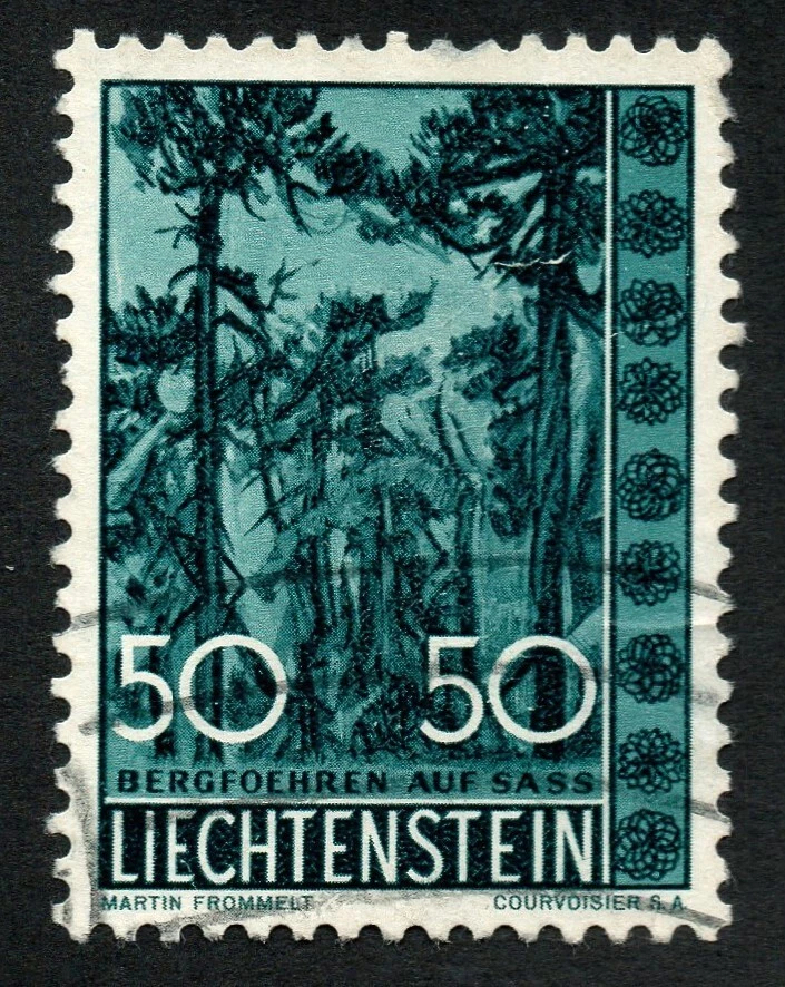 Liechtenstein (1960) - Scott # 355,  Used - Image 1 of 1