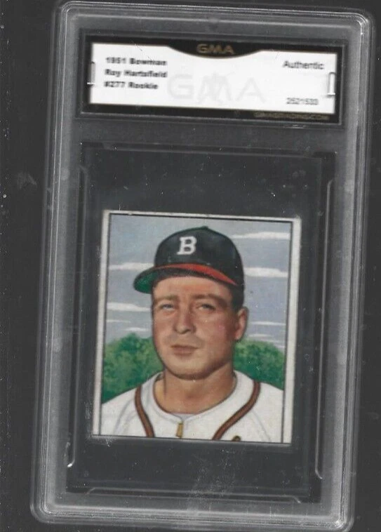 1951 Bowman #287 Jim Blackburn GMA  Grade authentic - Image 1 of 1