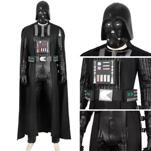 Star Wars Darth Vader Cosplay Kostüm Anakin Skywalker schwarz Outfit mit Requisiten - Bild 1 von 28