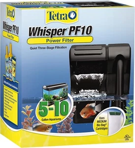 Tetra Whisper Power Filter 10 Gallons, Quiet 3-Stage aquarium Filtration (26316) - Picture 1 of 3