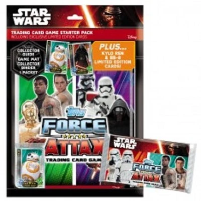 STAR WARS FORCE  ATTAX  THE FORCE AWAKENS  BASE / BASIC SET 160 CARDS BY TOPPS - Image 1 of 4