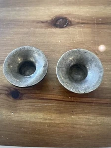 Set Of 2 Vintage Sterling Silver Candlestick Holders 13 Grams - Picture 1 of 6