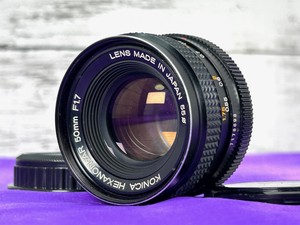 [Near MINT] Konica HEXANON AR 50mm f1.7 MF Standard Lens From JAPAN