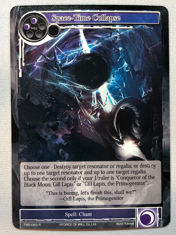 Force of Will The Moonlit Savior Space-Time Collapse NM/M  - Image 1 of 1