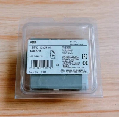 1pc ABB CAL5-11 Auxiliary Contact Block 1SBN010020R1011 - Image 1 of 2