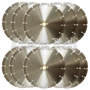 10er-Pack 7 Zoll Diamantsägeblatt für Ziegelblock Beton Mauerwerk Pflastersteine Stein - 10 mm - Bild 1 von 3