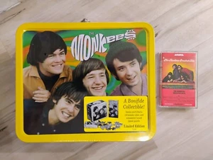 1997 SEALED Monkees Lunchbox w/video&puzzle and Greatest Hits cassette tape lot - Picture 1 of 19