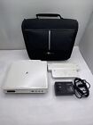 Zenith DVP615 White Portable 7&quot; LCD Display CD/DVD Player w/ Battery &amp; Case-Work