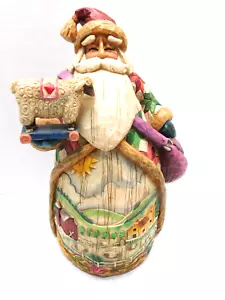 Santa 2003 10" Navidad Jim Shore Heartwood Creek O'er The Fields We Go B112241 - Imagen 1 de 6