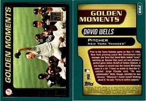 2001 Topps Baseball Card 789 DAVID WELLS NEW YORK YANKEES