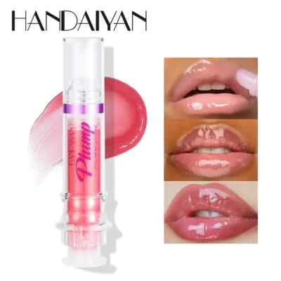 HANDAIYAN Glossy Lip Plumping Booster With Chili Extract Moisturizing Glitter Lip Glaze