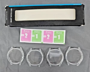 Pack of 4 Protector Case for Samsung Galaxy Watch 5/4 Clear 4.40mm - Picture 1 of 5