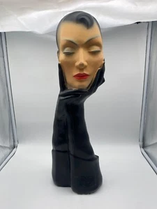 Christian Dior Werbe Figur Skulptur Büste Kopf Reklamefigur Werbung Vintage - Picture 1 of 7