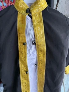 Kids Abaya - Arabic Traditional Palestinian Middle East Boys Abaya With Shirt - Picture 1 of 6