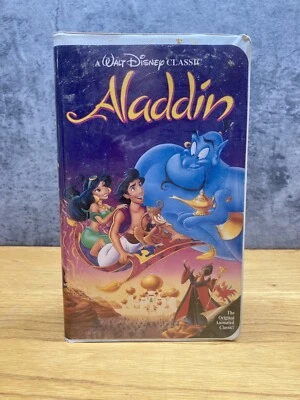 Aladdin Disney The Classics 1662 Black Diamond VHS Video NTSC USA 1993 - Image 1 of 4