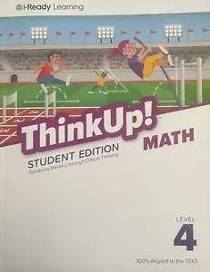 i-Ready Learning ThinkUp! MATH Student Edition Level 4 Grade 4 - Picture 1 of 1