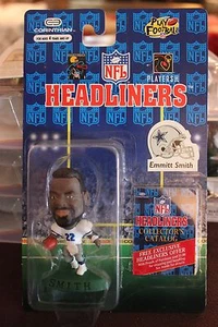1996 EMMITT SMITH Headliners figure - Dallas Cowboys - Picture 1 of 2