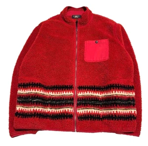 Ralph Lauren Jacket Mens XXLarge Sherpa Fleece Southwestern Aztec Double - USED - Picture 1 of 6