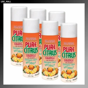 Pure Citrus New Orange Spray 4 Oz. Air Freshener 6-PACK - Picture 1 of 1