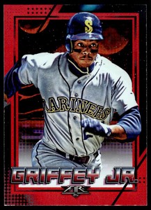Ken Griffey Jr. 2020 Topps Fire Red Flame C77 #176 Seattle Mariners