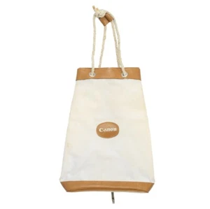 RARE! CANON ORIGINAL VINTAGE CAMERA BAG CASE SHOULDER CARRY BAG / RED - Picture 1 of 3