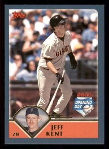 2003 Topps Opening Day Jeff Kent #140 San Francisco Giants - Picture 1 of 2