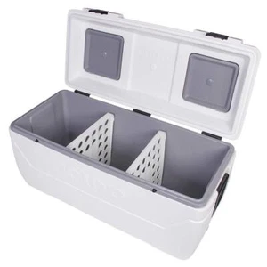 Igloo 165-Quart Maxcold Cooler Ice Chest 280 Can Capacity, Drainplug, Beach NEW - Picture 1 of 24