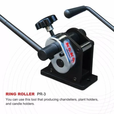 PR-3 Manual Steel Plate Ring Bender Manual Rolling Machine Rolling Diameter - Image 1 of 4