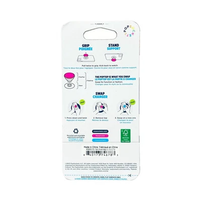 NEW!!! PopSockets PopGrip Premium Phone Grip & Stand - Enamel Fly Me To The Moon - Image 1 of 3