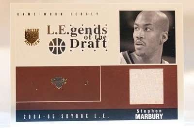 3/50 Stephon Marbury Card 2004-05 SkyBox Legends of the Draft Jerseys Yr #LD-SM - Image 1 of 2