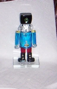 Simon Designs Crystal Nutcracker Figurine Paperweight New - Picture 1 of 2