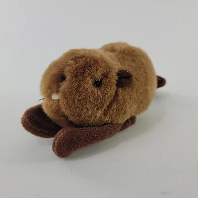 Mary Meyer 1994 Beaver Finger Puppet 7" Plush Stuffed Toy - Image 1 of 4