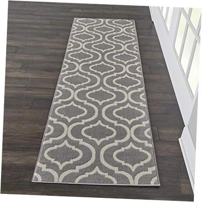  Treliça Home Jubilant cinza 2'3" x 7'3" área -Tapete, fácil -Limpeza, não  - Imagem 1 de 4