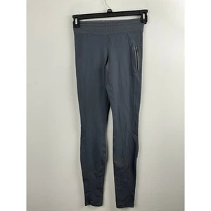 Lululemon Run Inspire enge Leggings grau Damengröße 4 Reißverschlusstasche – gut - Bild 1 von 6