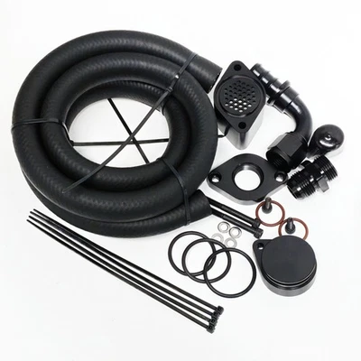 Engine CCV PCV Kit Black For 2011-2020 Ford F250 F350 F450~F750 6.7L Powerstroke Foto 1 de 4