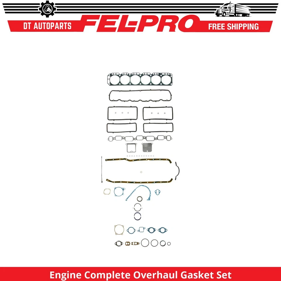 For 1969-1974 Chevrolet Blazer Engine Complete Overhaul Gasket Set Fel-Pro 1970 - Image 1 of 1