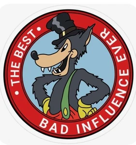 2-PACK BAD WOLF RAT ROD HOT ROD RAT FINK BIKER MOTORCYCLE TOOLS GUNS STICKERS - Bild 1 von 1