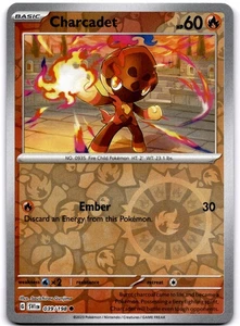 Charcadet Reverse Holo Common SV01: Scarlet & Violet Base Set 039/198 NM - Picture 1 of 2