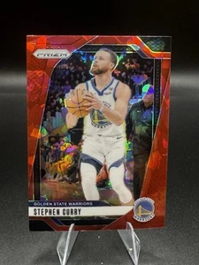 Stephen Curry 2024-2025 NBA Prizm Red Cracked Ice #134 SP Golden state Warriors - Picture 1 of 2