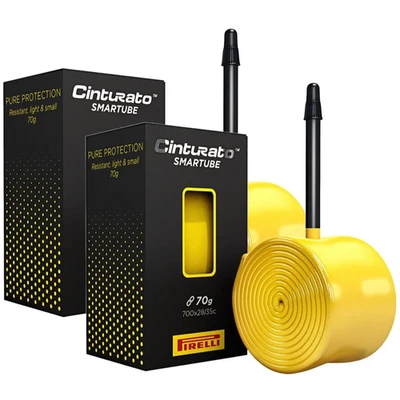 Pack of 2 Pirelli Cinturato TPU SmarTube Tube 700c 28-35mm 60mm Presta MSRP $80!