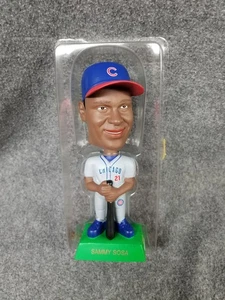 Samy Sosa 2001 Upper Deck Playmakers 7" Bobblehead Cubs OOP - Picture 1 of 5