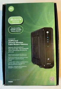Motorola SURFboard SBG6580 Extreme Wireless Cable Modem Gateway Tested - Picture 1 of 3