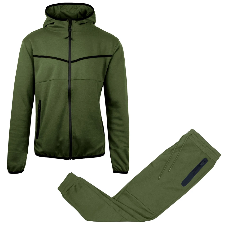 Sudadera con capucha y chándal deportivo Tech Fleece para hombre 2 piezas (talla S-3XL) Foto 1 de 4