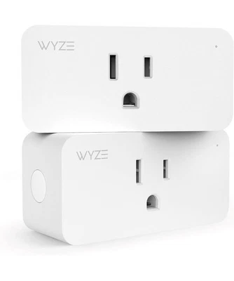 Wyze Smart Plug 2 шт. 2,4 ГГц WiFi, Alexa - Изображение 1 из 4