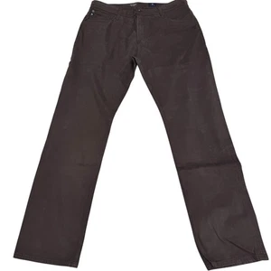 AG The Everett Slim Straight Hose Wildleder Stretch Satin Herren, Größe 38x32 Neu mit Etikett - Bild 1 von 8